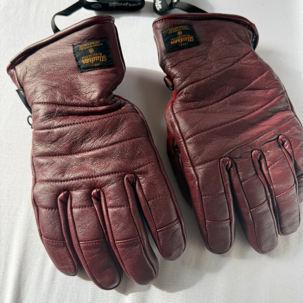 Swany Hudsen Ladies Ski / Snowboard Gloves, Burgundy Leather